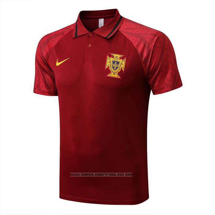 Camisola Polo del Portugal 2022-2023 Vermelho